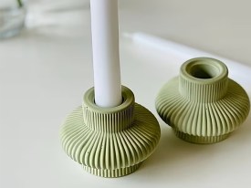 Set 3 moldes para portavelas diferentes 